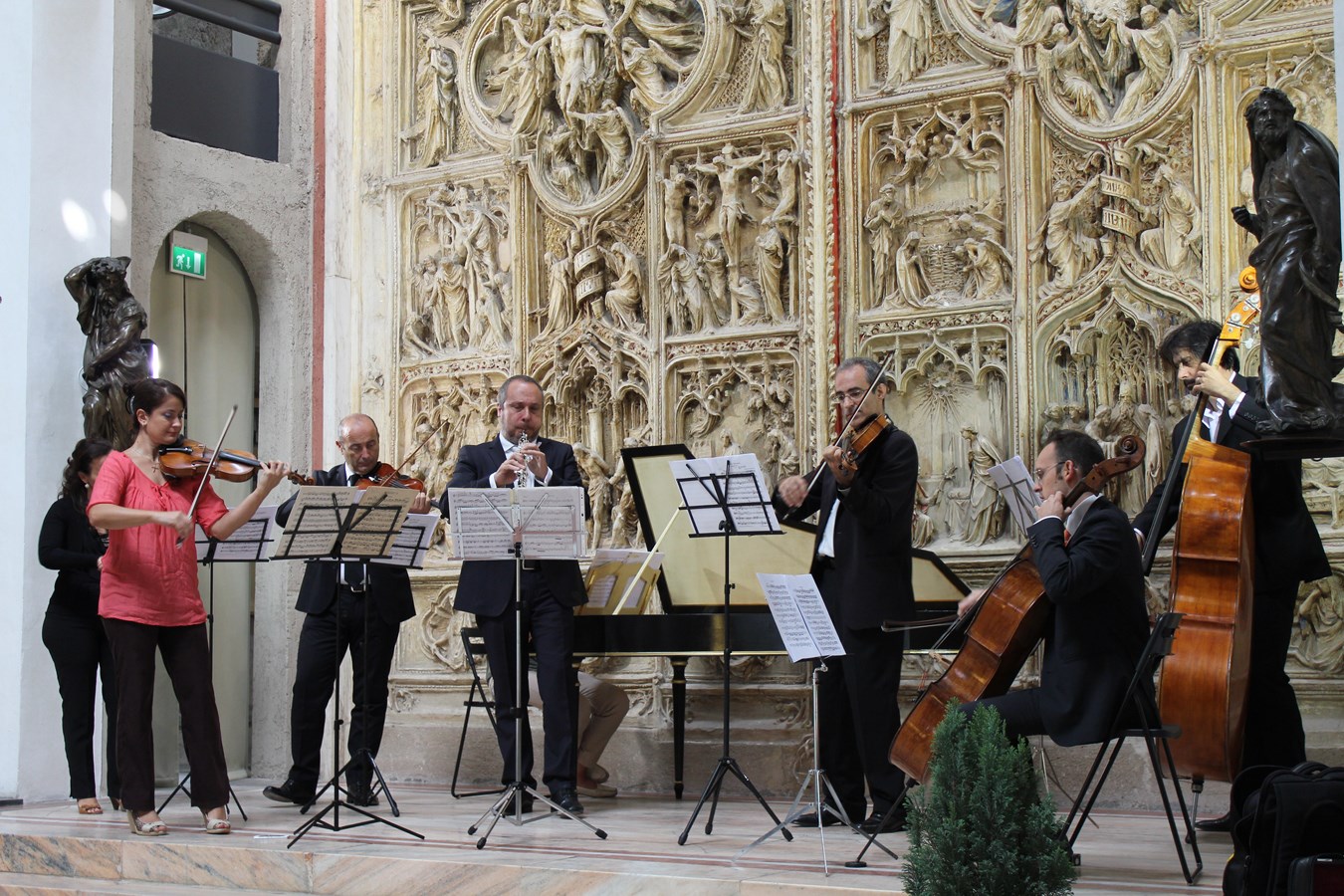 L'Orchestra da Camera di Engelberg durante il concerto del 21 settembre 2014